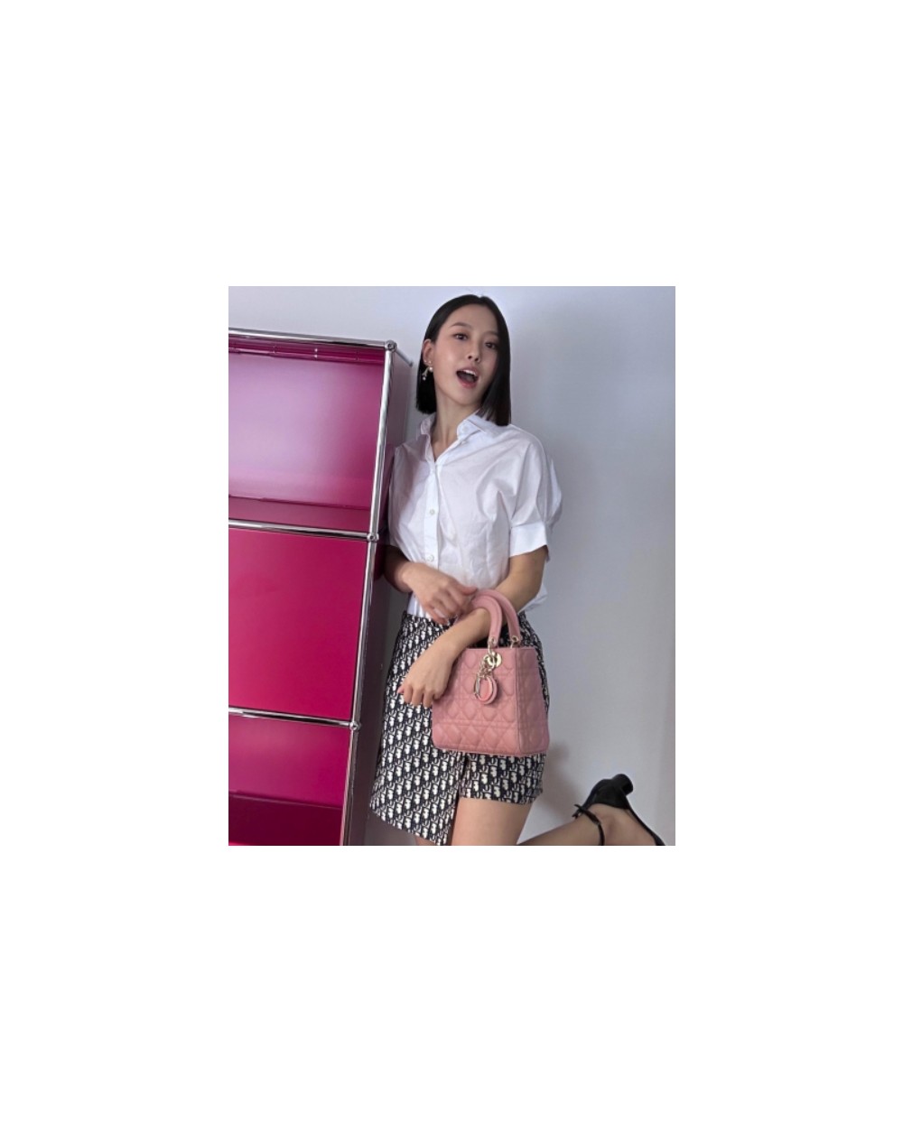 [고민시 PICK] 디올 마이 ABC디올 스몰 레이디 백