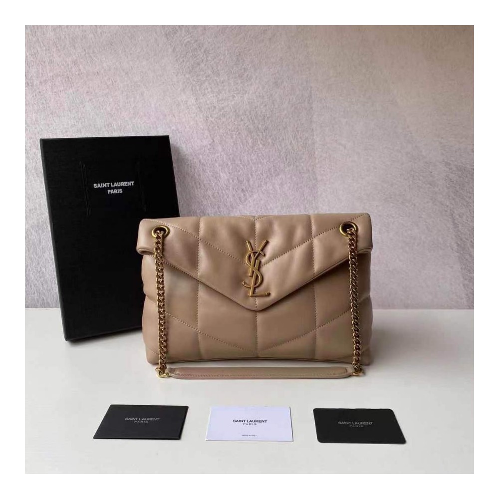 생로랑 미니 푸퍼 루루 레더 백