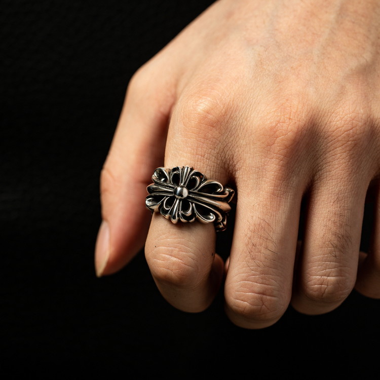 Chrome Hearts 크롬하츠 더블 플로럴 링 반지