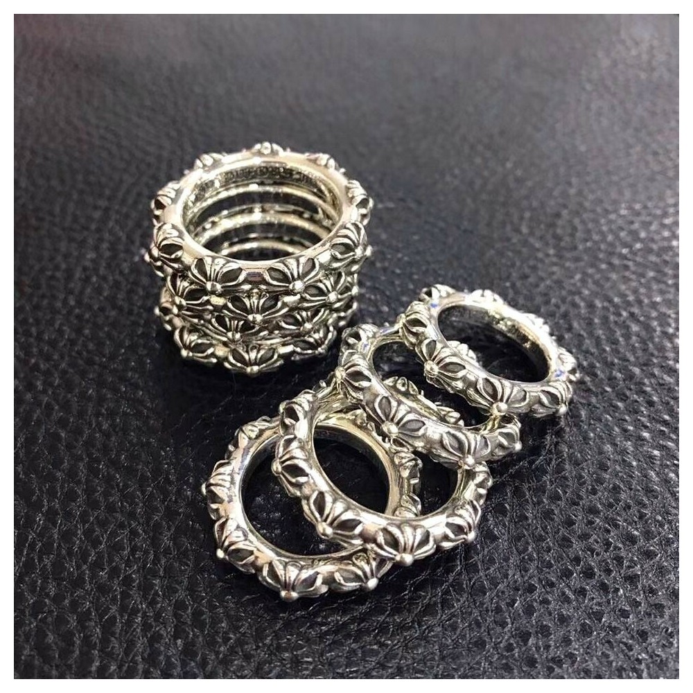 Chrome Hearts 크롬하츠 크로스 밴드링 반지