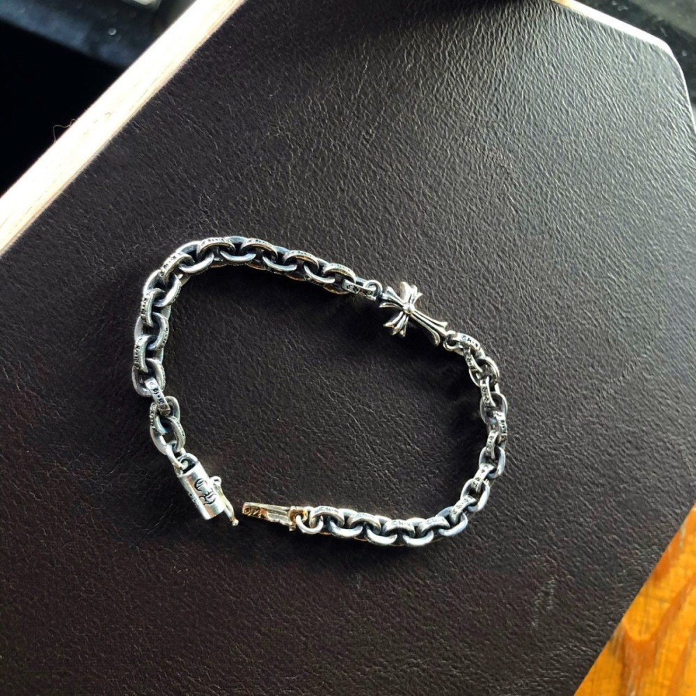 Chrome Hearts 크롬하츠 베이비팻 페이퍼 크로스 팔찌