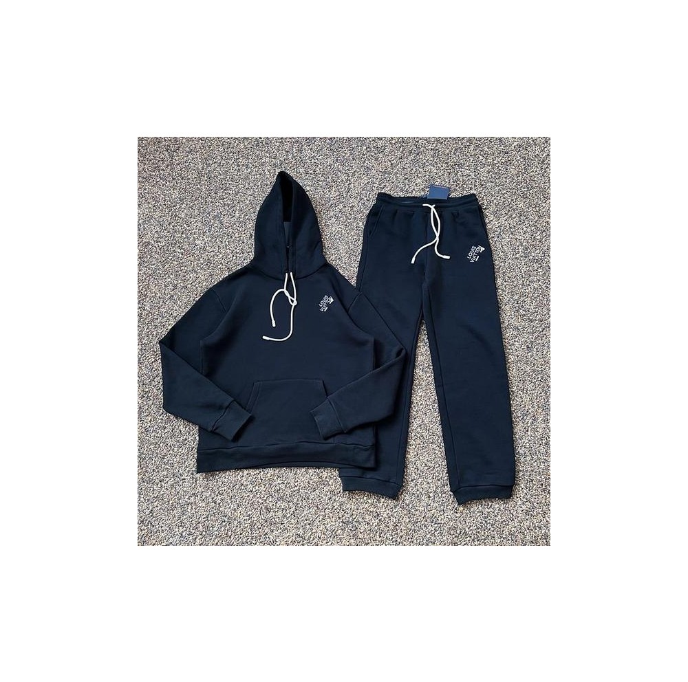 루이비통 lv 브로치 후드 트레이닝 셋업