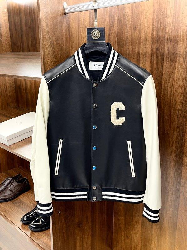 셀린느 CELINE 램스킨레더 자켓