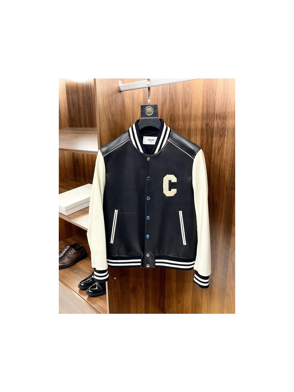 셀린느 CELINE 램스킨레더 자켓