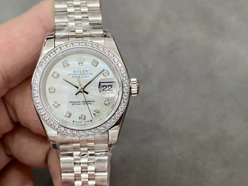 GS공장 롤렉스 레이디 데이저스트 MOP 10P 다이얼 실버 28mm 279173