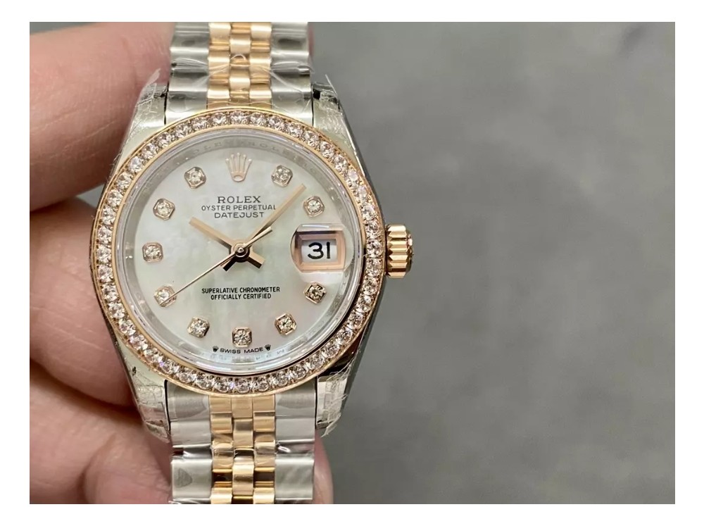GS공장 롤렉스 레이디 데이저스트  MOP 다이얼 다이아베젤 콤비 28mm 279171