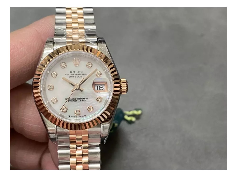 GS공장 롤렉스 레이디 데이저스트 MOP 다이얼 10P 다이아 콤비 28mm 279171