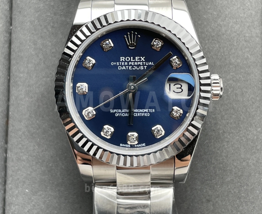 A+공장 롤렉스 여성용 데이저스트 블루 다이얼 10P 다이아 오이스터 스틸 31mm 278274