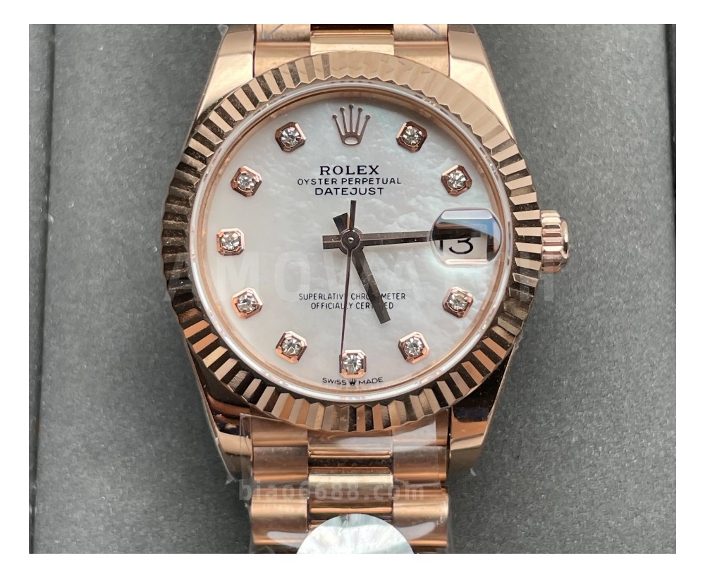 A+공장 롤렉스 여성용 데이저스트 MOP 다이얼 10P 다이아 로즈골드 쥬빌레  31mm 278275