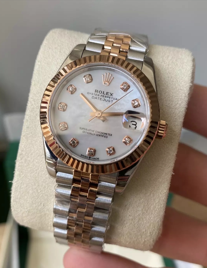 A+공장 롤렉스 여성용 데이저스트 MOP 다이아몬드 다이얼 콤비 SS/RG 31mm 278271