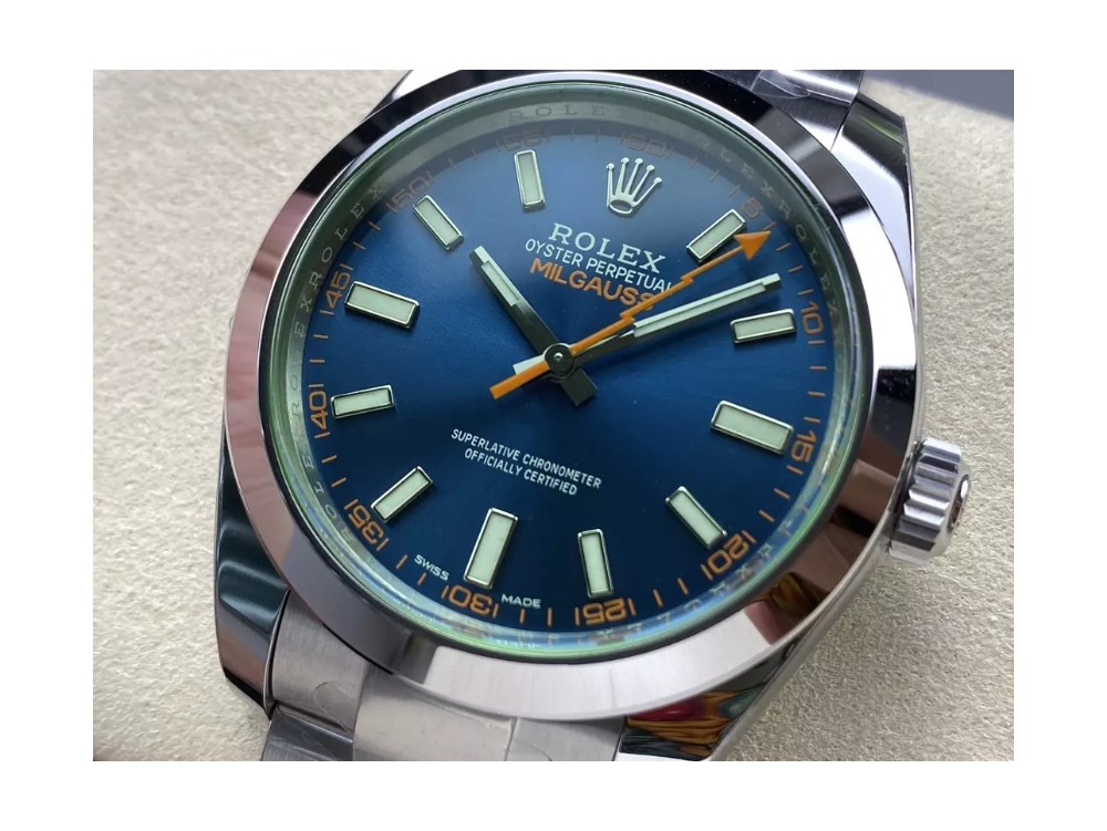 VS공장 롤렉스 밀가우스 청판 다이얼 SS 브레이슬릿 40mm 116400