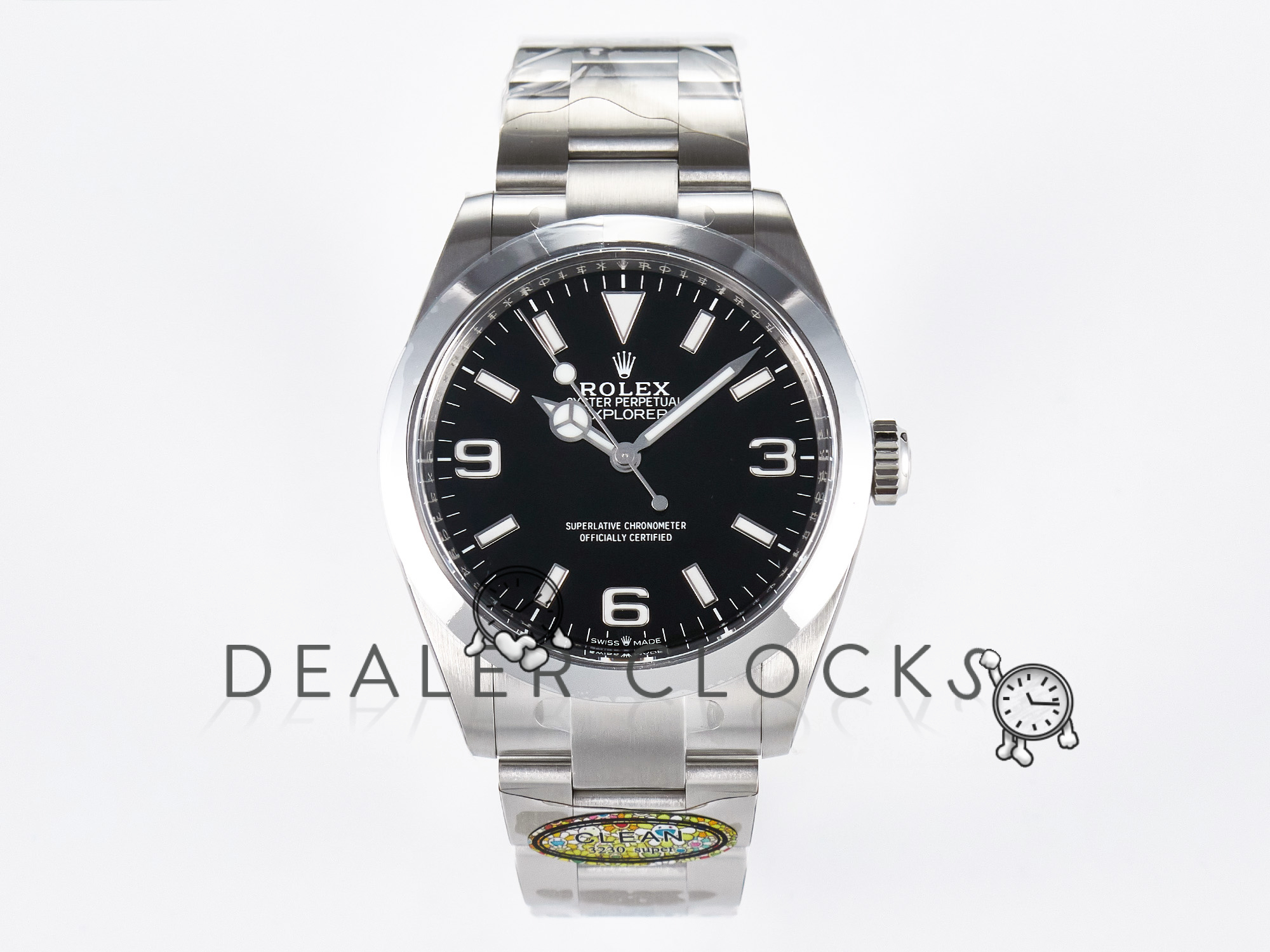 롤렉스 익스플로러 검판 다이얼 SS 브레이슬릿 40mm 224270