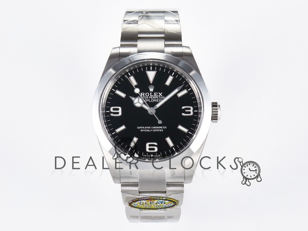 클린공장 롤렉스 익스플로러 검판 다이얼 SS 브레이슬릿 40mm 224270