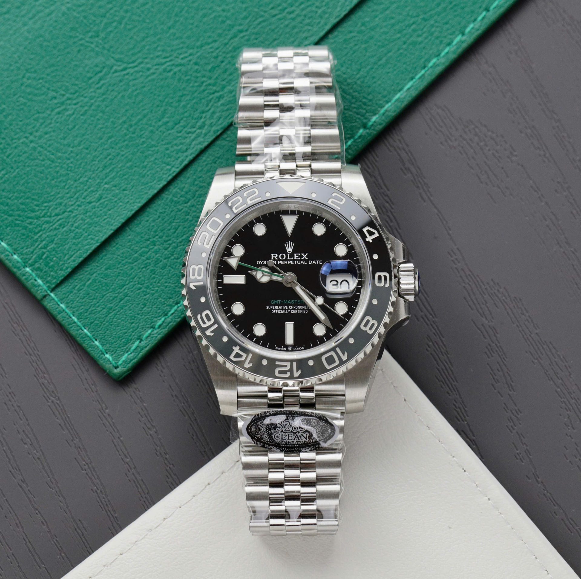 클린공장 롤렉스 GMT 마스터2 브루스 웨인 쥬빌레 브레이슬릿 40mm 126710 GRNR