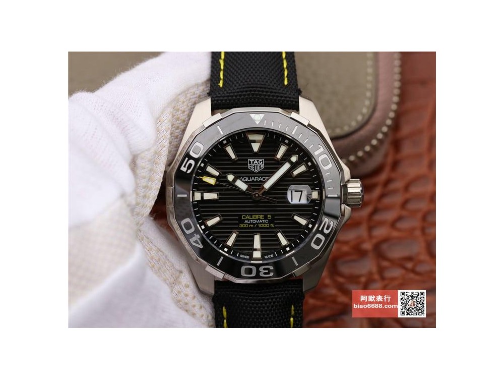 V6공장 태그호이어 아쿠아레이서 세라믹 베젤 다이빙 워치 43mm WAY201A.FT6142