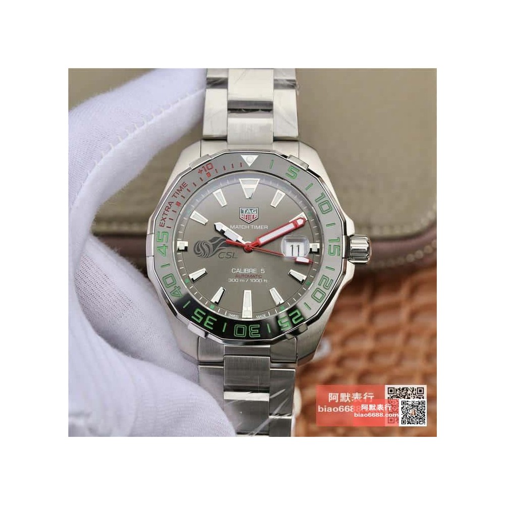 GS공장 태그호이어 섭머저블 300M 프리미어 리그 스페셜 에디션 세라믹 베젤 43mm WAY201D.BA0927