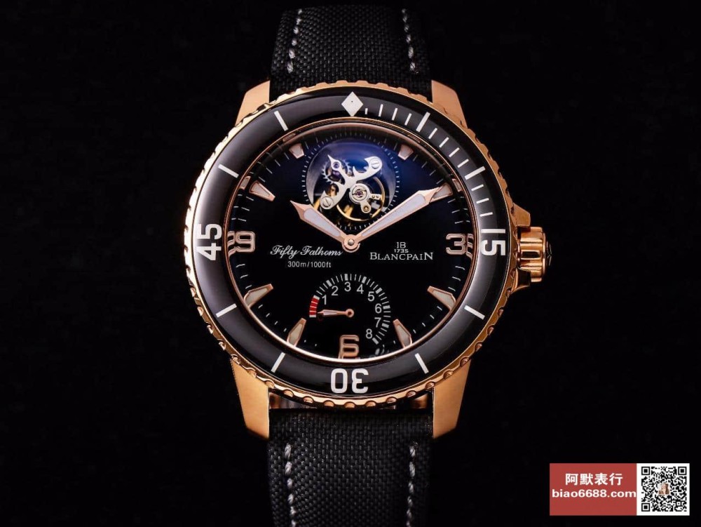 JB공장 블랑팡 피프티 패덤즈 키네틱 에너지 디스플레이 투르비옹 얼티밋 에디션 로즈골드 45mm 5025-3630-52A