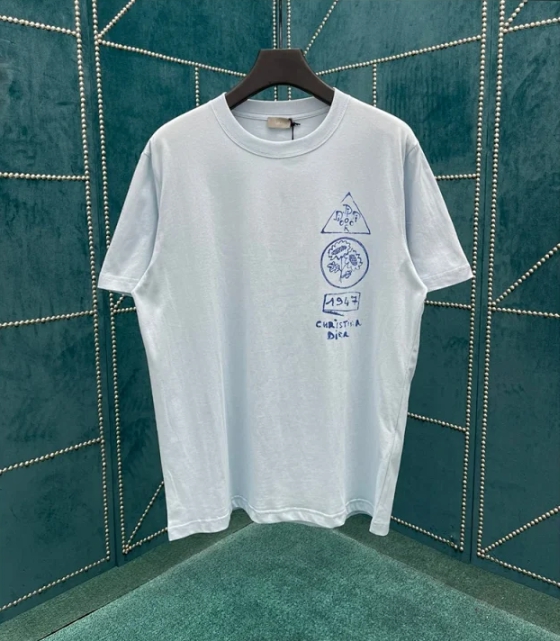 디올 AND HYLTON NEL 티셔츠 블루