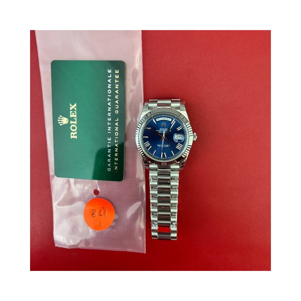 [국내배송] VS공장 데이데이트 40MM 블루 로만 QC완료