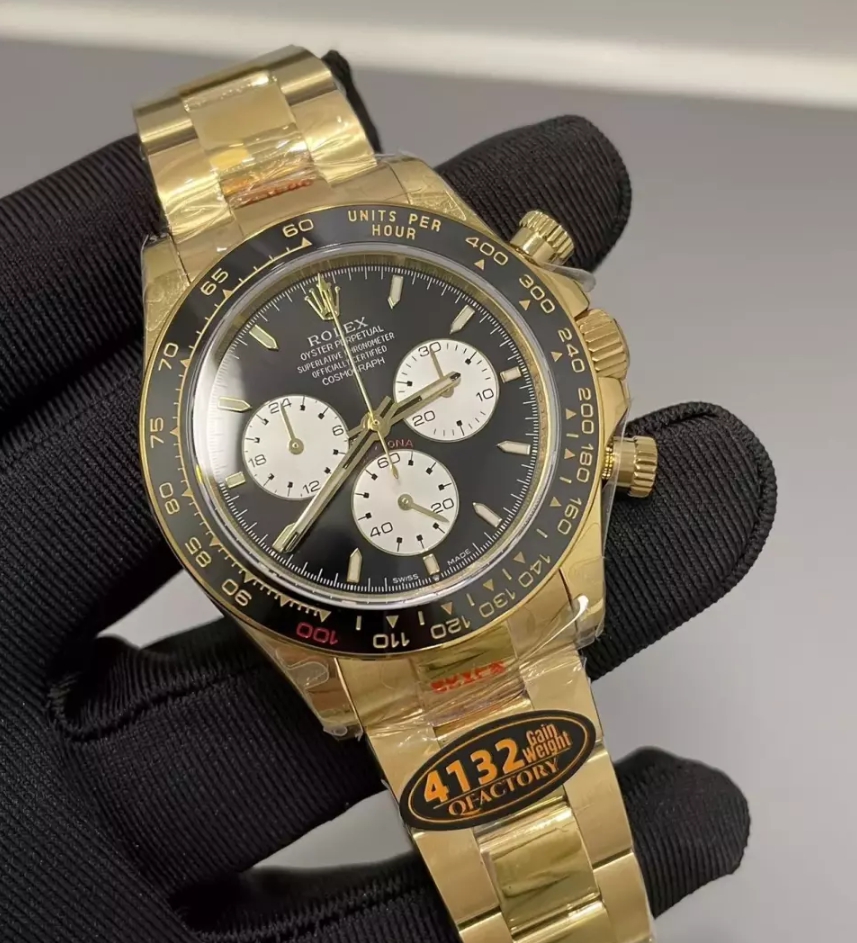 QF공장 롤렉스 코스모그래프 롤렉스 데이토나 르망24 100주년 옐로우 골드 40mm 126529LN