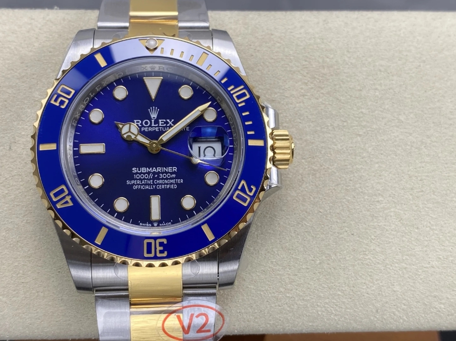 VS공장 롤렉스 신형 서브마리너 청판 YG 콤비 41mm 최신 V2버전 126613LB