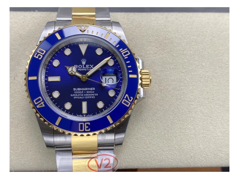 VS공장 롤렉스 신형 서브마리너 청판 YG 콤비 41mm 최신 V2버전 126613LB