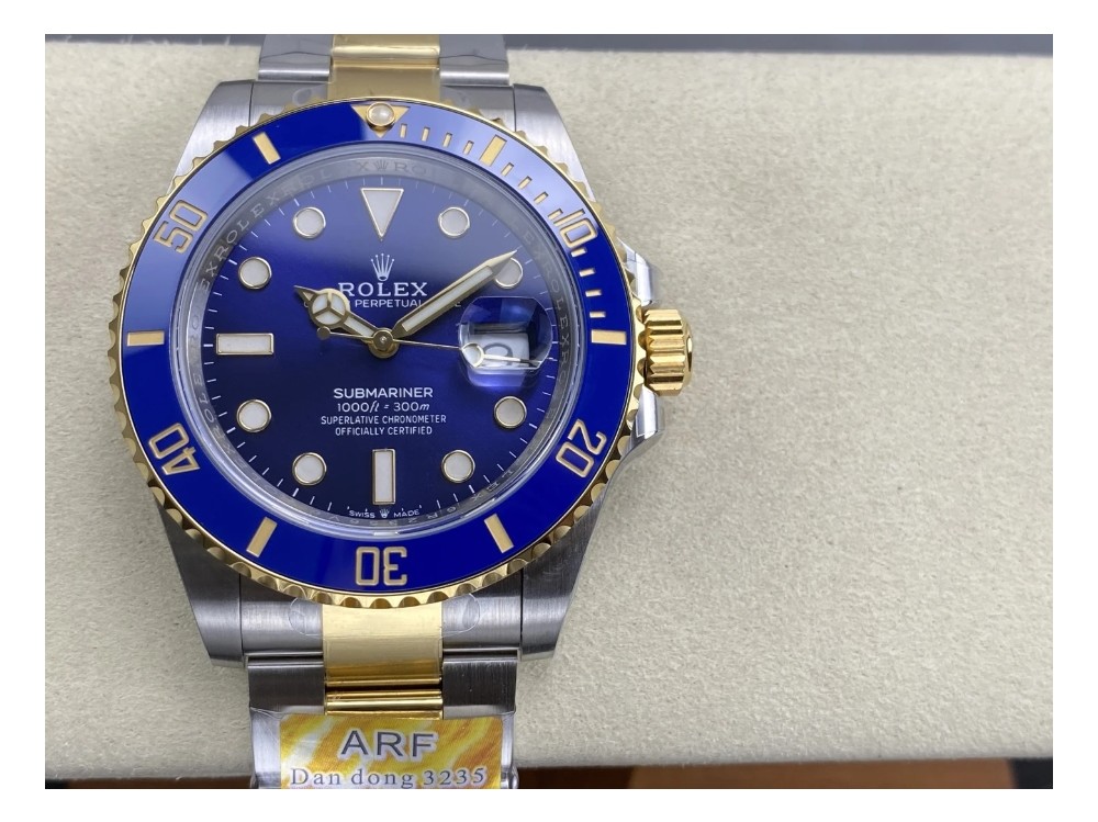 ARF공장 롤렉스 신형 서브마리너 데이트 청판 YG 콤비 41mm 최신 V2버전 126613LB