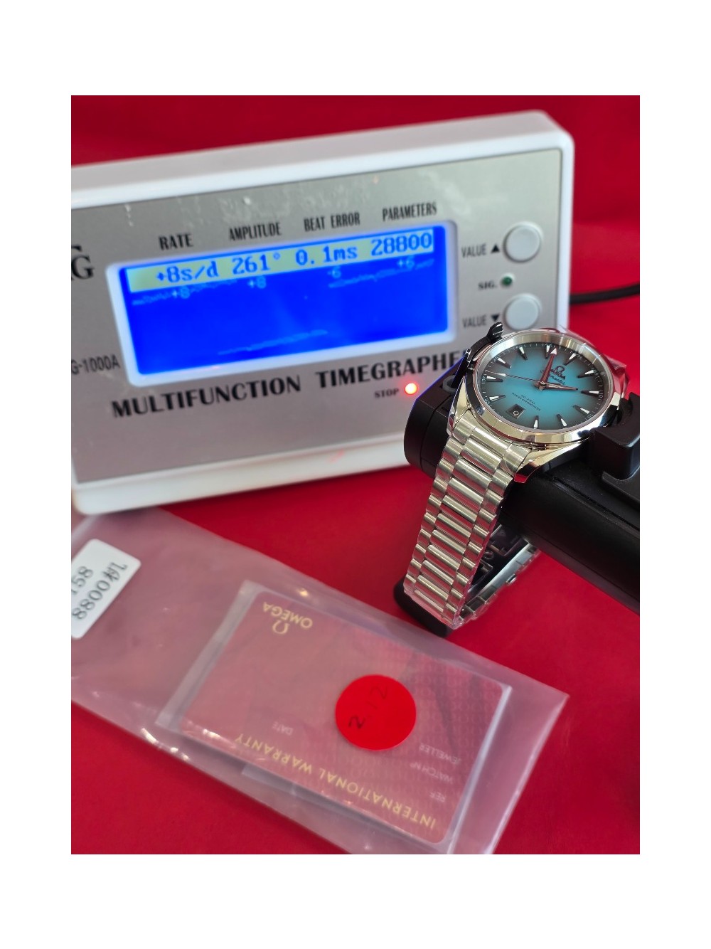 [국내배송] VS 아쿠아테라 38mm 터콰이즈 블루 QC완료